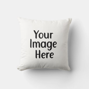Add Text or Images: Personalized Throw Pillow