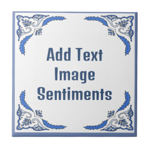Add text Tile, Dutch Look, Personalize Tile