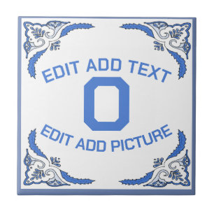 Add text Tile, Dutch Look, Personalize Tile