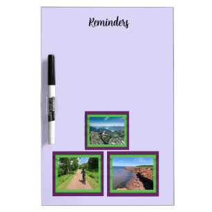 Add Three Photos to Collage Dry Erase Board