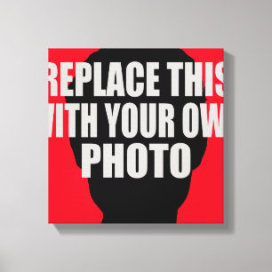 add / upload your own photo canvas print
