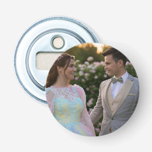 Add Wedding Photo Customize Bottle Opener