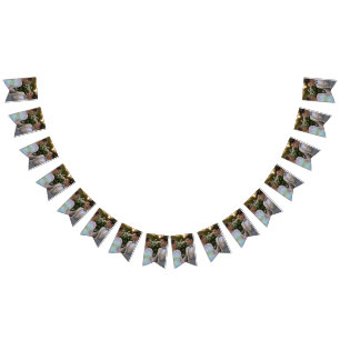 Add Wedding Photo Customize Bunting Flags