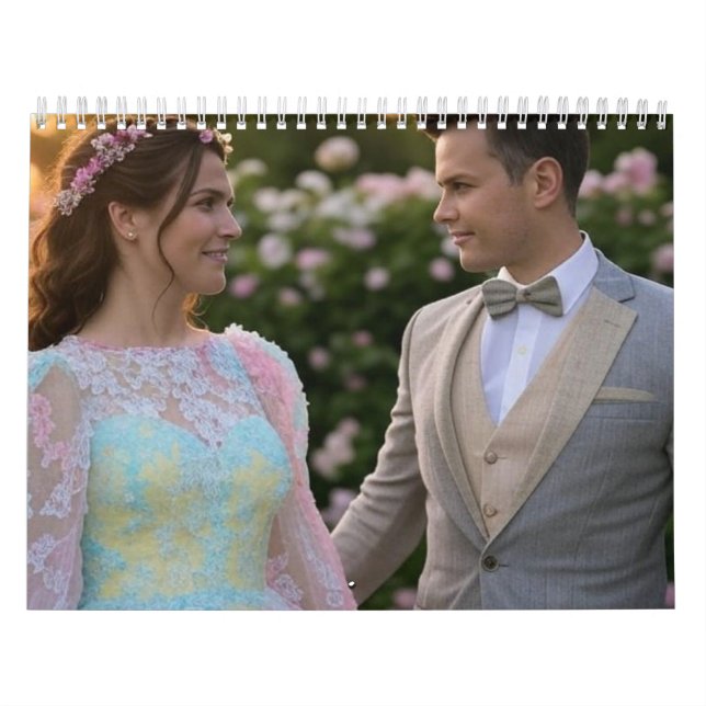 Add Wedding Photo Customize Calendar (Cover)