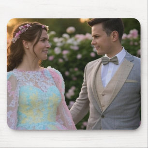 Add Wedding Photo Customize Mouse Pad