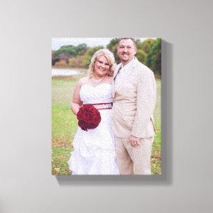 Add Wedding photo or other 's Wrapped Canvas