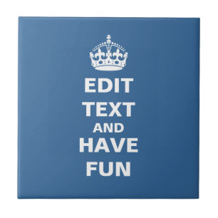 Add you own text here! tile