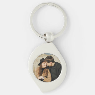Add Your Awesome Photo Trendy Keychain