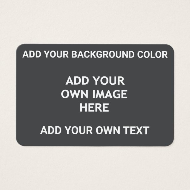 Add your background colour, your image, your  text (Front)