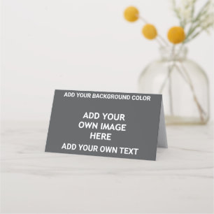 Add your background colour, your image, your  text loyalty card