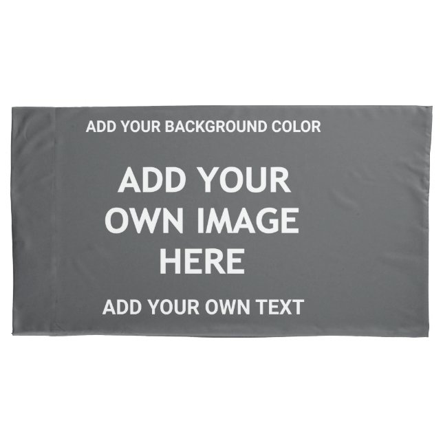 Add your background colour, your image, your  text pillowcase (Front-Left)