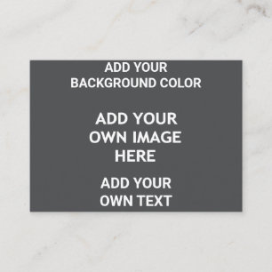 Add your background colour, your image, your text place card