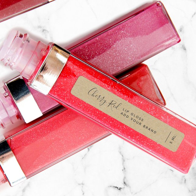 Add Your Brand Calligraphy Kraft Product Labels (Creator Uploaded)