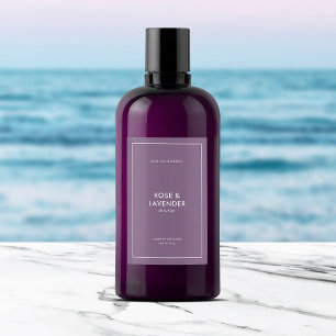 Add Your Brand Custom Colour Modern Product Label 