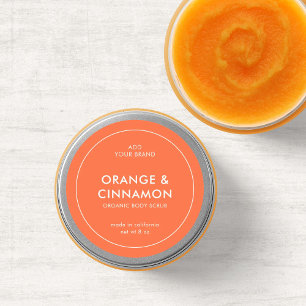 Add Your Brand Custom Colour Modern Product Label