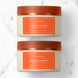 Add Your Brand Custom Colour Modern Product Label