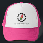 Add Your Brand Logo Business Employee Staff Trucker Hat<br><div class="desc">Add your brand logo and custom text to this trucker hat that's perfect for creating brand awareness or as an advertising medium. Available in other colours and sizes. No minimum order quantity and no setup fee.</div>