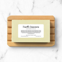 Add Your Brand Script Typewriter Ingredients List