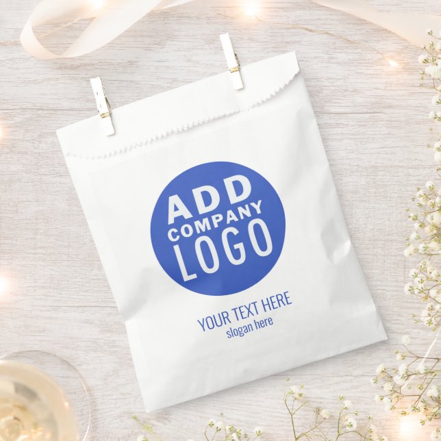Add Your Branded Corporate Business Logo Favour Bag (Clipped)