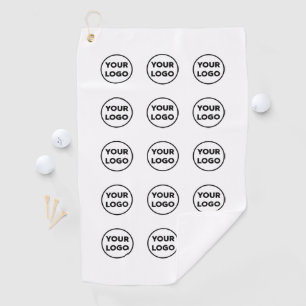 Add Your Business Company Logo Golf Towel