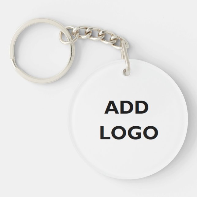 Add Your Business Logo and Info Keychain (Front)