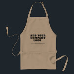 Add Your Business Logo and Website Address Custom Standard Apron<br><div class="desc">Add your brand logo and website address to this cute apron that's perfect to passively advertise your new or established business. Perfect for trade shows or guest rooms and camping Available in other colours. No minimum order quantity and no setup fee. Order as many or as little as you desire...</div>