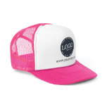 Add Your Business Logo and Website Address Trucker Hat<br><div class="desc">Easily add your business logo and website address by clicking the "Personalize" button. Perfect for your business retreats and events,  clients and employees use. There's no minimum order requirement and no setup fee. Order as many or fewer as you require</div>