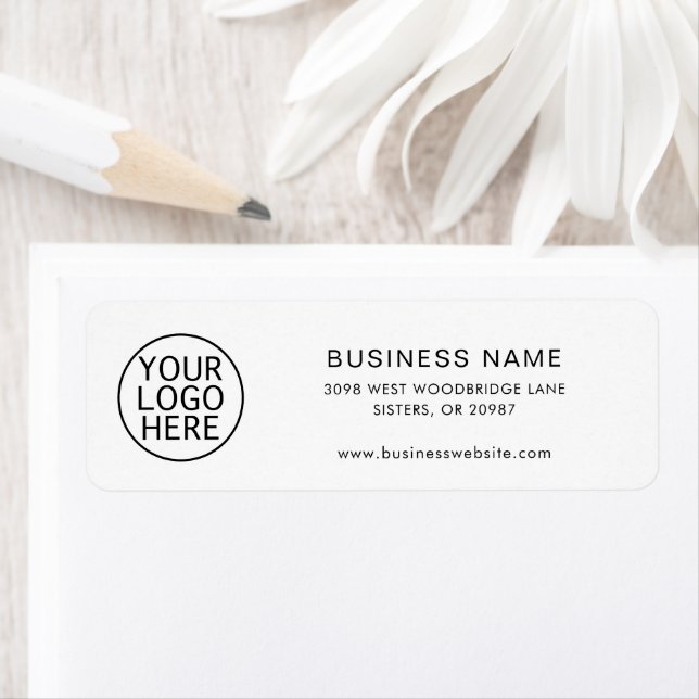 Add Your Business Logo and Website Return Address (Insitu)