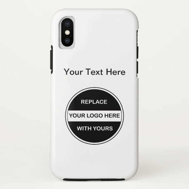 Add Your Business Logo Case-Mate iPhone Case (Back)