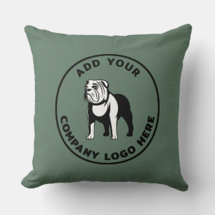 Add Your Business Logo Company Promotional Throw Pillow