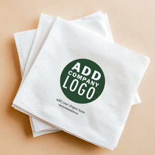 Add Your Business Logo DIY Paper Napkin