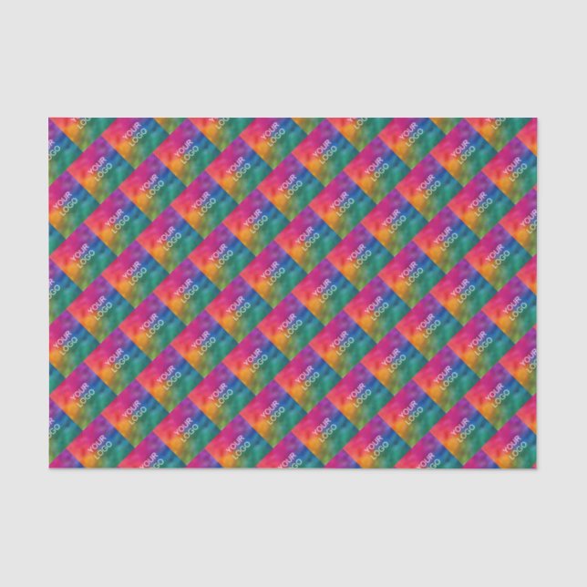 Add Your Business Logo Here Promotional Template Tissue Paper (Front)