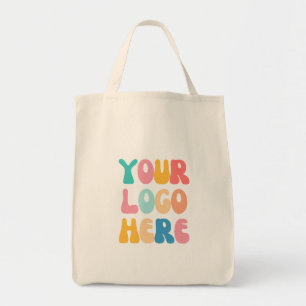 Add your business Logo Modern Minimal Simple Tote Bag
