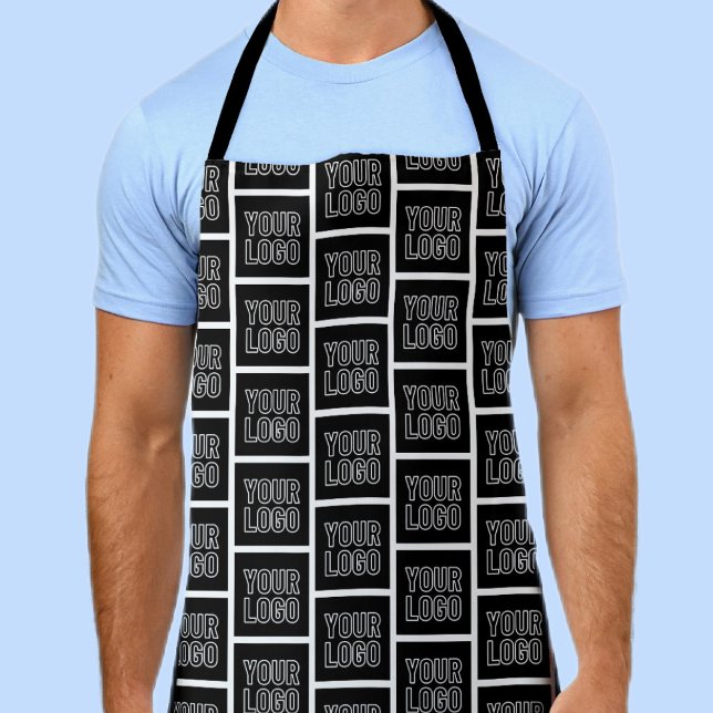 Add Your Business Logo, Photo or Uploaded Design Apron (Creator Uploaded)