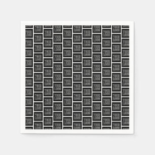 Add Your Business Logo, Photo or Uploaded Design Napkin