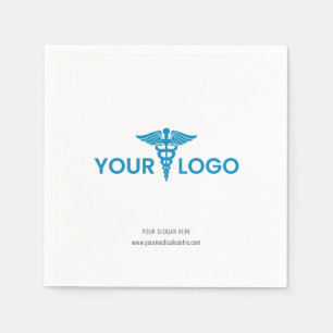 Add Your Business Logo Website Paper Napkin