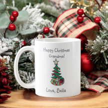 Add your child artwork Christmas Gift for Grandma