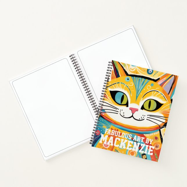 Add Your Childrens Art Personalized Notebook (Inside)