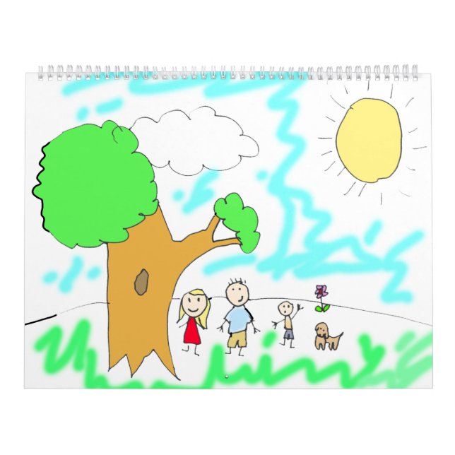 Add your Children's Artwork to this Calendar (Cover)