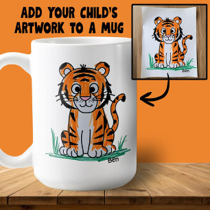 Add Your Child's Artwork to a Coffee Cup