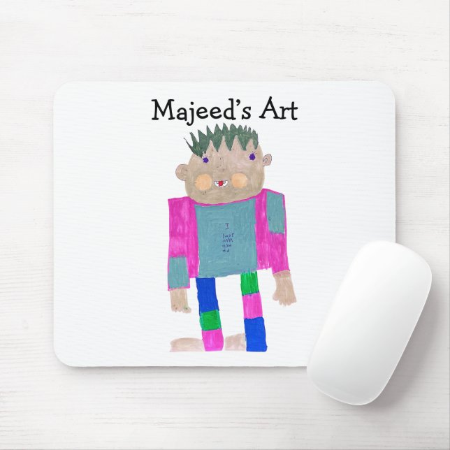 Add your Child's Artwork to this  Mouse Pad (With Mouse)