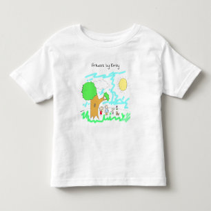 Add your Child's Artwork to this   Toddler T-shirt