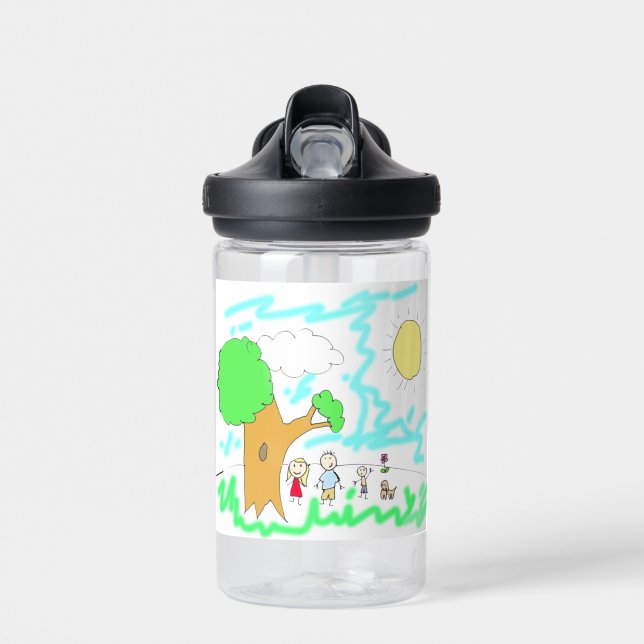 Add your Child's Artwork to this Water Bottle (Front)