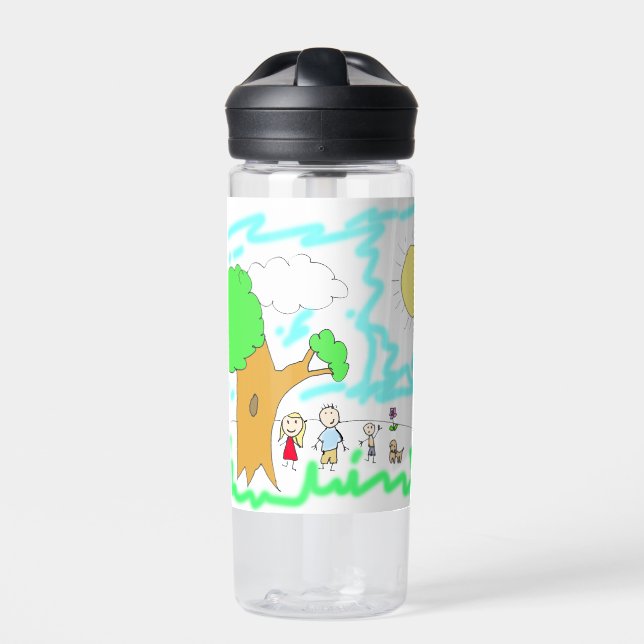 Add your Child's Artwork to this Water Bottle (Front)