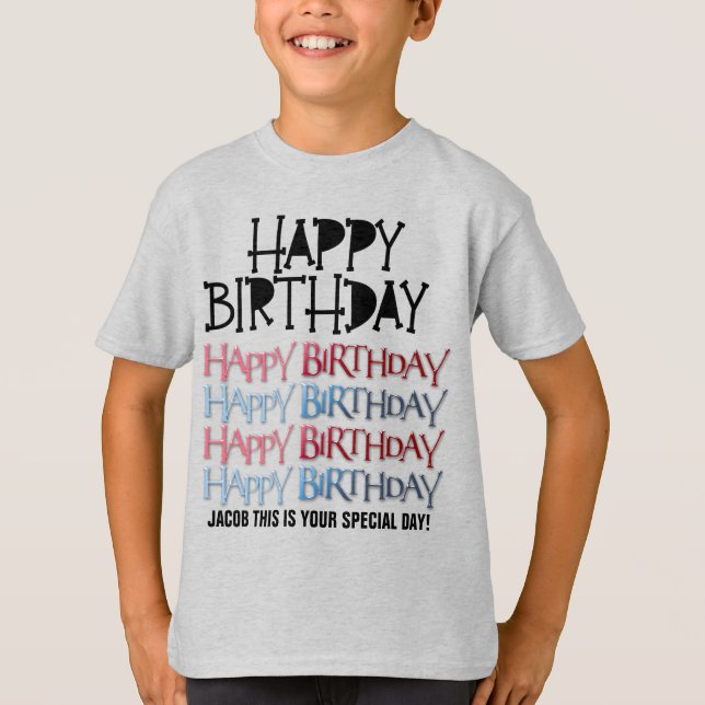 Add Your Child's Name -TAGLESS® T-Shirt (Front)