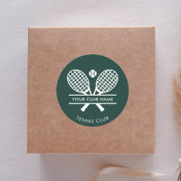 Add Your Club Name Tennis Sports Green Any Colour