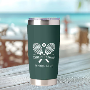 Add Your Club Name Tennis Sports Green Any Colour Insulated Tumbler