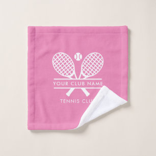 Add Your Club Name Tennis Team Any Color Custom Wash Cloth