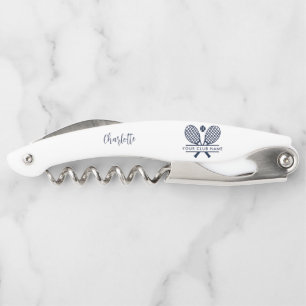 Add Your Club Name Tennis Team Any Colour White Corkscrew