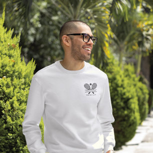 Add Your Club Name Tennis Team Custom Sweatshirt